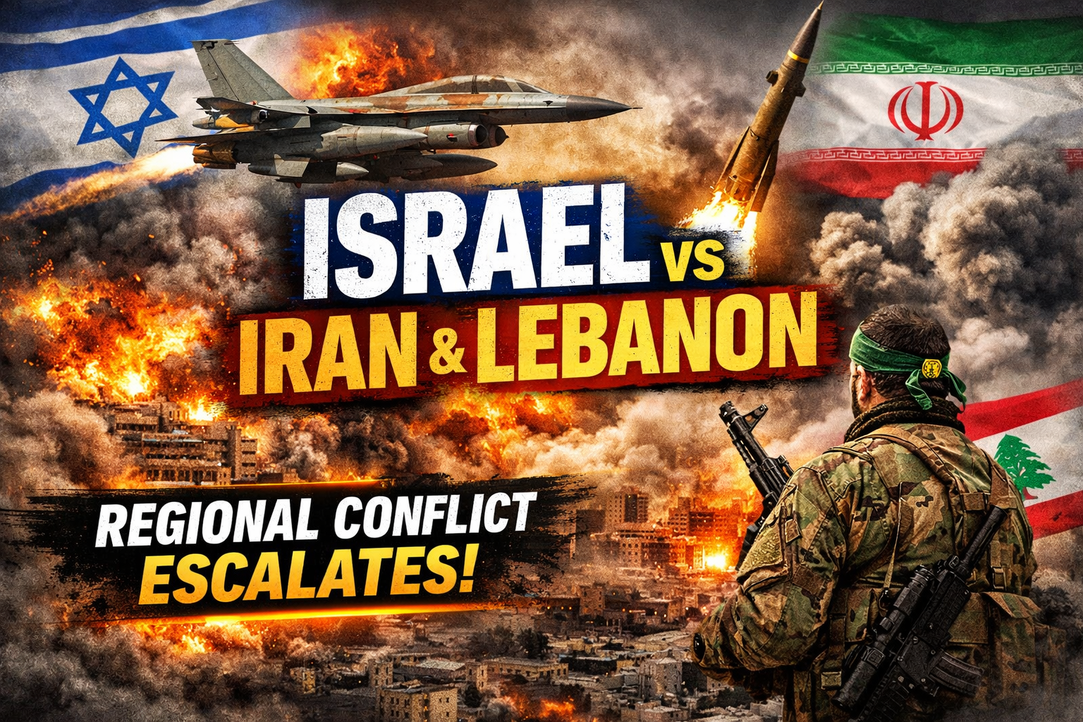 Israel escalates military offensive involving Iran and Lebanon