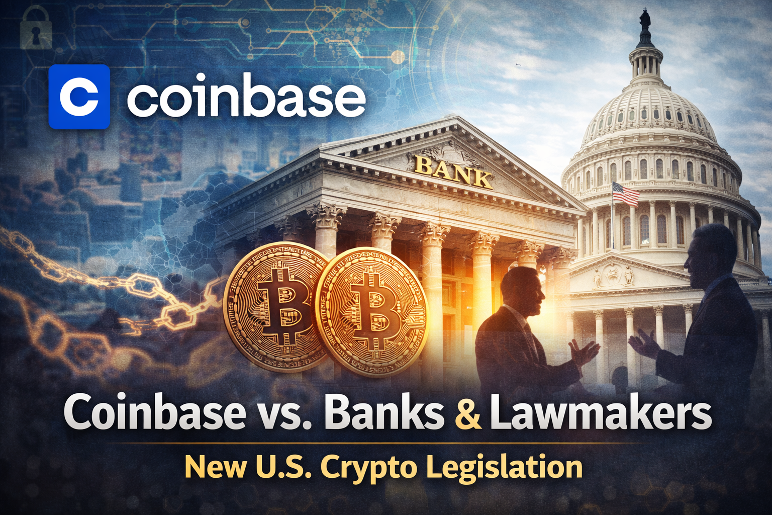 Coinbase Clashes with Banks and Lawmakers Over New U.S. Crypto Legislation